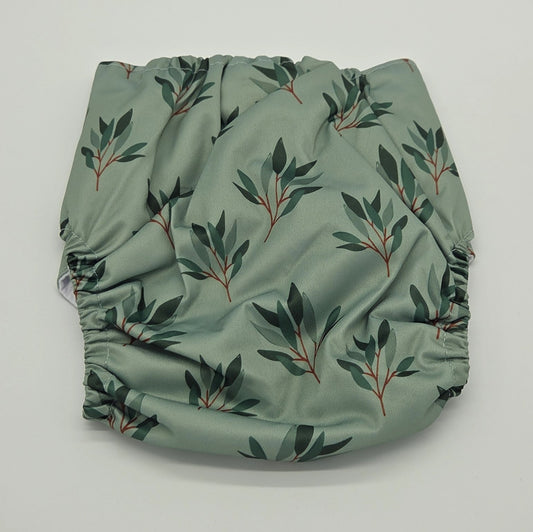 Cloth Nappy - Leafy